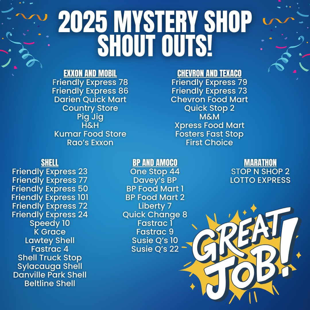 2025 Mystery Shops