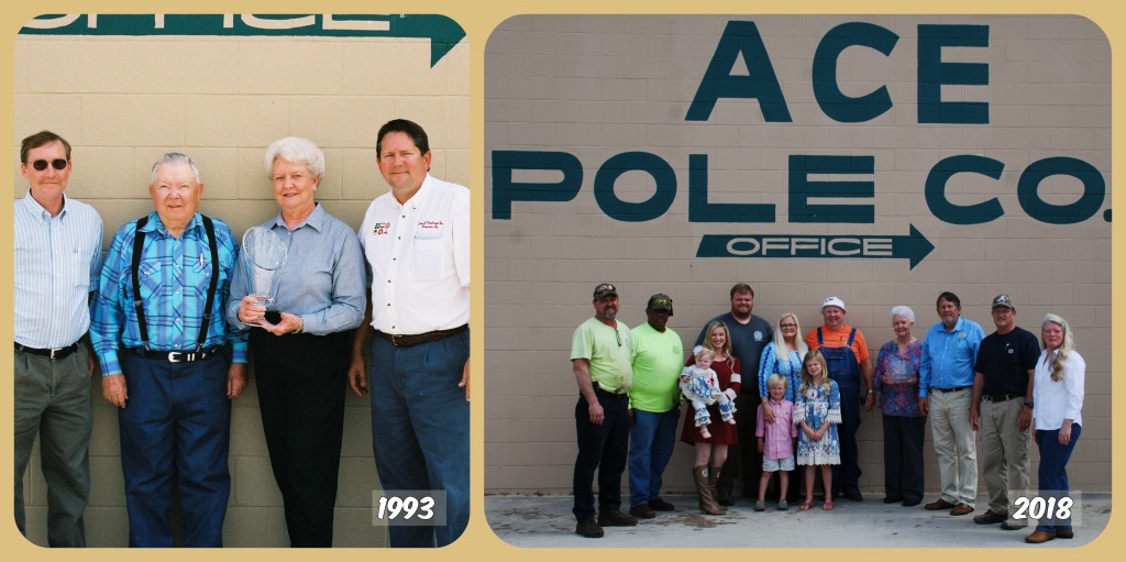 Ace Pole Company and Lewis & Raulerson, Inc. Celebrate 55 years!!